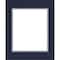 11" x 14" Dark Blue & Gray Double Mat, 8" x 10" Opening Size by Studio Décor®